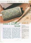 19 - l tui  lunettes brod