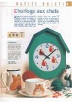 4 - l horloge aux chats