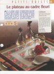 55 - le plateau au cadre fleuri