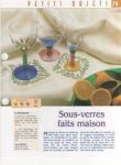 74 - sous verres faits maison