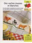 92 - des vaches rousses et blanches
